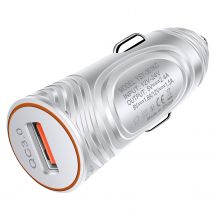 Chargeur de voiture USB 12-24V | Allume-cigare QC3.0, chargeur rapide de voiture, adaptateur électrique, style de voiture, pour moto, chargeur usb