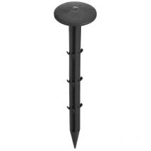 Piquet de tente en plastique piquet de sol de jardin Inflexible incassable auvent de Camping piquet de piquet de canopée clou 16CM