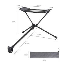 Portable lune chaise pieds Portable chaise pliante pique-nique siège outils de pêche en plein air randonnée repose-pieds Ultra léger haute charge voyage