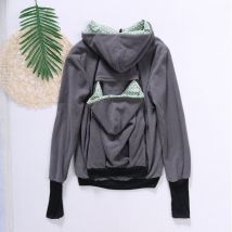 Sweat-shirt kangourou mains libres | Mains libres, pour enfant, femme, avec porte-bébé, sweat-shirt d'hiver, pour grossesse et Parent-enfant