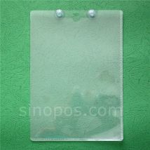 Manchettes murales à ventouse | Pochette en vinyle pour fenêtre A5 A4 A3 porte-étiquette sac de guide d'enveloppe en PVC pochettes de cartes de prix en plastique