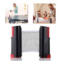 support de filet de Ping-Pong portatif support de filet de Ping-Pong rétractable accessoire de Ping-Pong support de filet de Ping-Pong avec 1 paire de Tennis de Table