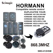 Hormann-duplicateur de télécommande 868mhz | 868.35MHz, HORMANN HSE2 HSM4 868 ouvre-porte de garage clone,