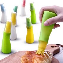 Cuisine Silicone huile brosse embouteillage beurre pain pâtisserie brosse sécurité badigeonnage brosse cuisine cuisson cuisson brosse BBQ ustensile