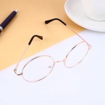 Lunettes de vue à monture ronde en métal