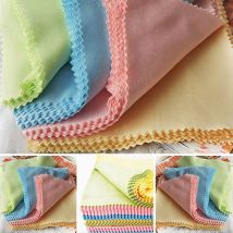 Lunettes de soleil en microfibre | 100 pièces par lot, nettoyage de l'écran de téléphone, objectif d'appareil photo, lentilles des yeux, couleurs mélangées