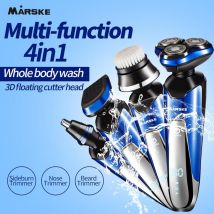 Multifonctionnel électrique hommes rasoir nez barbe rasoir de sourcils rasoir auto toiletteur par rasoir intelligent USB Rechargeable