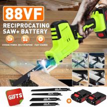 88VF 1300W scie alternative scie électrique sans fil pour bois métal plastique machine de découpe scies électriques avec lames de scie
