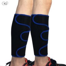 2 Pcs/lot réglable néoprène vtt vélo protège-tibia pression protecteur jambe manchon Football Compression Sport sécurité veau soutien