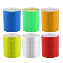 5cm x 3m autocollants de vélo réfléchissants bande adhésive vélo sécurité blanc rouge jaune bleu vert Orange vélo autocollant accessoires de vélo