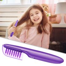 Rosse – brosse électrique démêlante pour cheveux secs ou humides, pour femme, accessoire capillaire pour démêler les cheveux, cheveux crépus et ondulés, coupe automatique, 2a à 4c