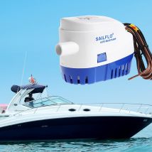 Pompe à eau pour bateau 12V automatique | Sous-forme automatique 750GPH Auto avec interrupteur flotteur