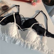 Camis pour les femmes caraco dentelle débardeur femme dos nu gilet Spaghetti sangle hauts elégant français Chic femmes vêtements directe