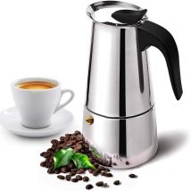 Cafetière à expresso Portable en acier inoxydable, Moka, percolateur, outil de boisson, cafetière, Latte, fourneau