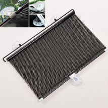 125x40cm pare-soleil voiture fenêtre noir rouleau bloc stores stores pour pare-soleil pare-brise rétractable voiture Auto pare-soleil