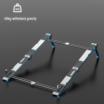Support d'ordinateur Portable réglable en alliage d'aluminium Support Portable pliant Support pour ordinateur Portable pour MacBook Air Pro Support d'ordinateur