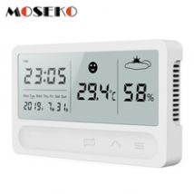 Thermomètre hygromètre automatique | Multifonction, thermomètre, hygromètre, température électronique humidité, alarme, grand écran LCD