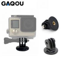 Support adaptateur pour Gopro Hero 7 6 5 4 Session SJCAM SJ4000 adaptateur monopode avec écrou 1/4 pouces pour accessoires de caméra Xiaomi Yi 4K