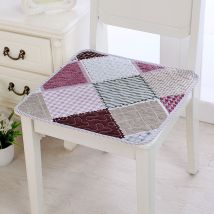 Coussin coussin pour siège carré | Motif géométrique coloré, coussin pour siège respirant, chaise de salle à manger, tabouret pour fessier de cuisine, tapis de siège carré 5 tailles