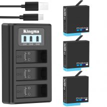 Probty d'origine pour GoPro hero 8 hero 7 hero 6 batterie Bateria Akku pour GoPro hero 6 7 8 batterie de caméra noire