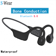 Écouteurs sans fil Bluetooth 5.0 à Conduction osseuse, casque d&#39;écoute étanche pour Sport de plein air avec 32 go de mémoire pour Android