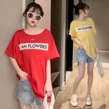T-shirt d'allaitement en coton | Ample et de grande taille, pour l'allaitement et l'allaitement, pour la mère et l'allaitement, été