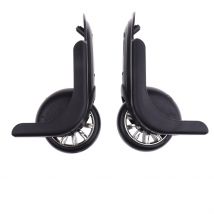 Couple de roulettes de réparation de bagages remplacement pour valise sacs de voyage accessoires roues de rechange de roue de bagage