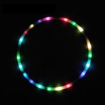Cercle de Fitness à LED coloré pour la perte de graisse abdominale, équipement de gymnastique pliable