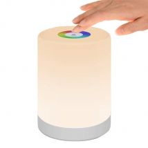Veilleuse de chevet pour enfants, Rechargeable, commande tactile LED, Induction intelligente, couleur RGB et intensité réglable, pour enfants