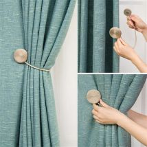 Aimants de pour support de rideau | Accessoires de rideau, Tieback, aimant rond tressé, Style européen court