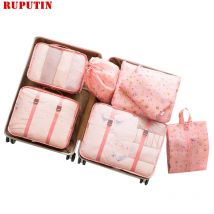 Sac de rangement Portable de 7 pouces, Kit d&#39;accessoires de voyage, pochette à linge, ensemble d&#39;emballage, sac de voyage pour vêtements et sous-vêtements