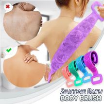1 pièces magique Silicone serviette de bain frottant dos boue Peeling corps Massage douche Double face épurateur peau propre douche brosses