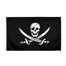 Bandeau de crâne Large 90*150cm | Drapeau des Pirates, drapeau Jack Rackham