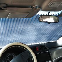Pare-soleil rétractable à l'avant de la voiture, 1 pièce, Double boîte automatique, pare-soleil, rideau anti-uv pour voiture