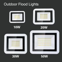 LED projecteur /froid blanc extérieur/intérieur étanche IP66 projecteur projecteurs éclairage résidentiel 10W 20W 30W 50W
