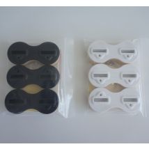Fcs Fusion-dérives de planche de Surf, ailerons de fixation, 3 pièces
