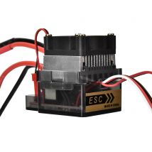 ESC contrôleur de vitesse électrique | Haute tension 320A, étanche, brossé, contrôleur de vitesse électrique avec ventilateur pour modèle RC, accessoires adaptés aux bateaux modèles de voiture RC