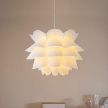 À la PP en plastique blanc abat-jour Lotus fleur en plastique plafonnier lampe abat-jour lampe maison décors abat-jour lampe couvre