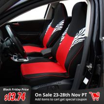 AUTOYOUTH-housse universelle pour siège avant de voiture, pour la plupart des sièges d'automobiliste, protection pour siège d'automobiliste, accessoire rouge, 1 pièce