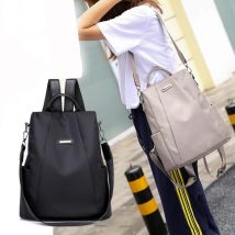Femmes voyage sac à dos sac à main sac de voyage Anti-vol Oxford tissu sac à dos noir plus grande capacité sac à dos décontracté femmes