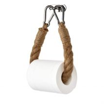 Top de Corde De Chanvre Porte-Rouleau Perforateur Toilette Papier Toilette Rangement Toilette Support Papier et Directe #4