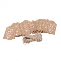 Cartes d'invitation de mariage en papier Kraft, 50 pièces/paquet, carte pour annonce de mariage, cartes d'amour de remerciement, étiquettes d'invitation, artisanat