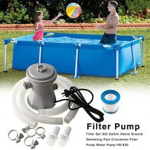 Pompe filtre piscine EU UK prise US 15W pompe filtre piscine electrique pompe piscine et Kit filtre piscine pompe pataugeoire 6