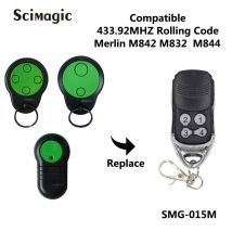 Merlin-porte-clés copieur M832 M842 M844 M230T M430R | code de roulement 433.92MHz, porte de garage, télécommande, ouvre-clé