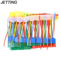 Jetting 100 Stks/partij Netwerk Kabel Identificatie Mark Borden Ties Nylon Bandjes Label Tag Tie