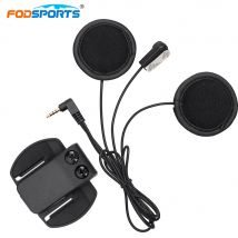 Fodsports-oreillette pour casque Bluetooth V4/V6Pro, appareil de communication pour casque, Intercom intégral, prise Jack 3.5, fil souple avec Clip