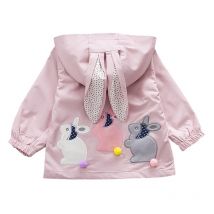 Veste d'automne et d'hiver pour petites filles | Trench-coat, coupe-vent,