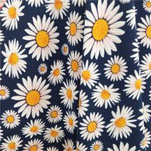 Robe Cosplay marguerite en mousseline | En tissu, mousseline de tournesol, tissu pour danse, tissu de tissu
