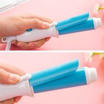 Mini électrique sûr Portable bigoudi outils de coiffure fers à friser les cheveux/défriser les cheveux à double usage pour les femmes accessoire de beauté