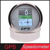 Compteur de vitesse GPS voiture 85MM avec antenne GPS pour moteur Yacht écran TFT étanche odomètre réglable voyage ODO COG voltmètre 9-32V